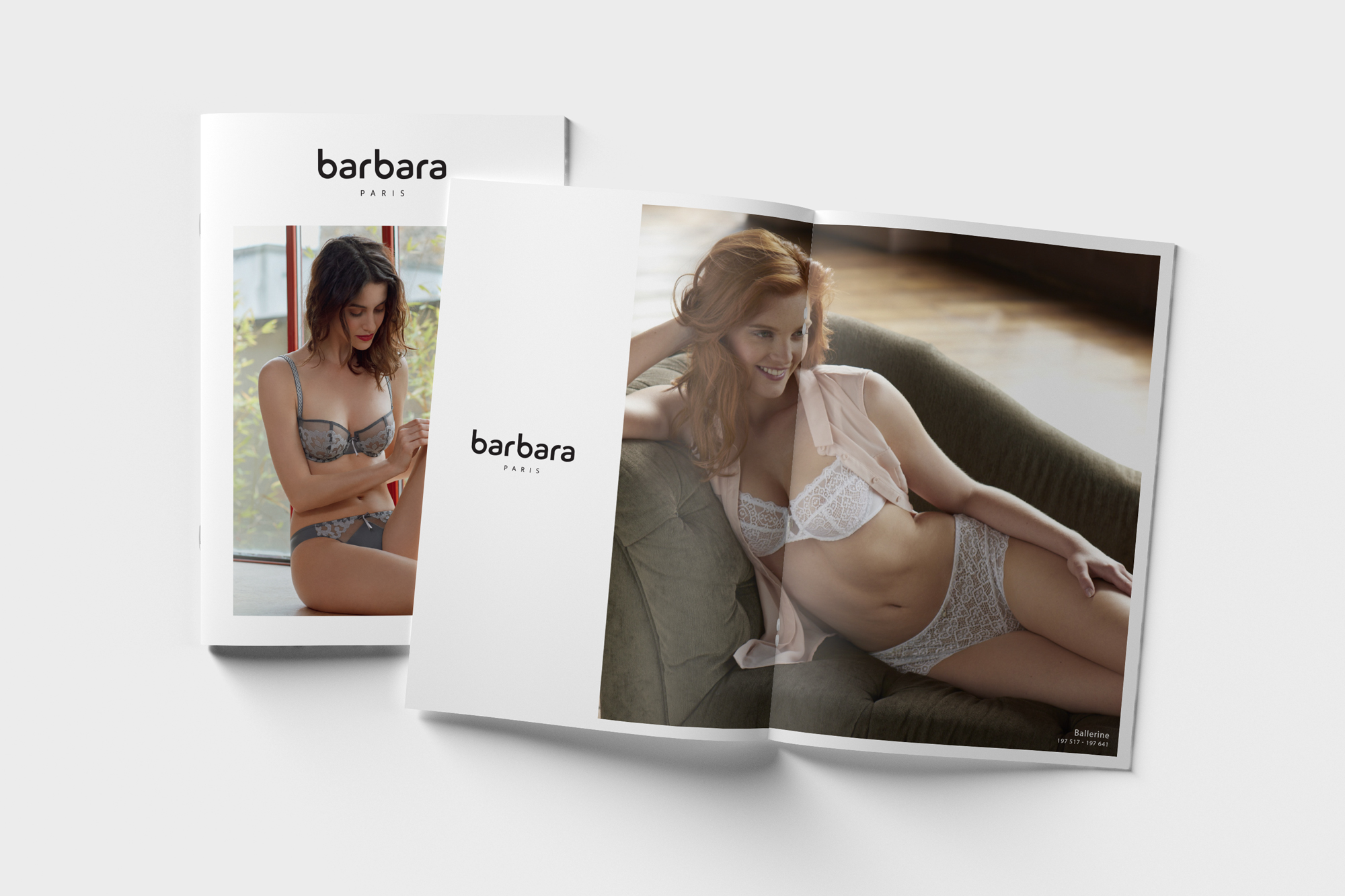 Barbara-catalogue Création identité graphique - barbara lingerie -