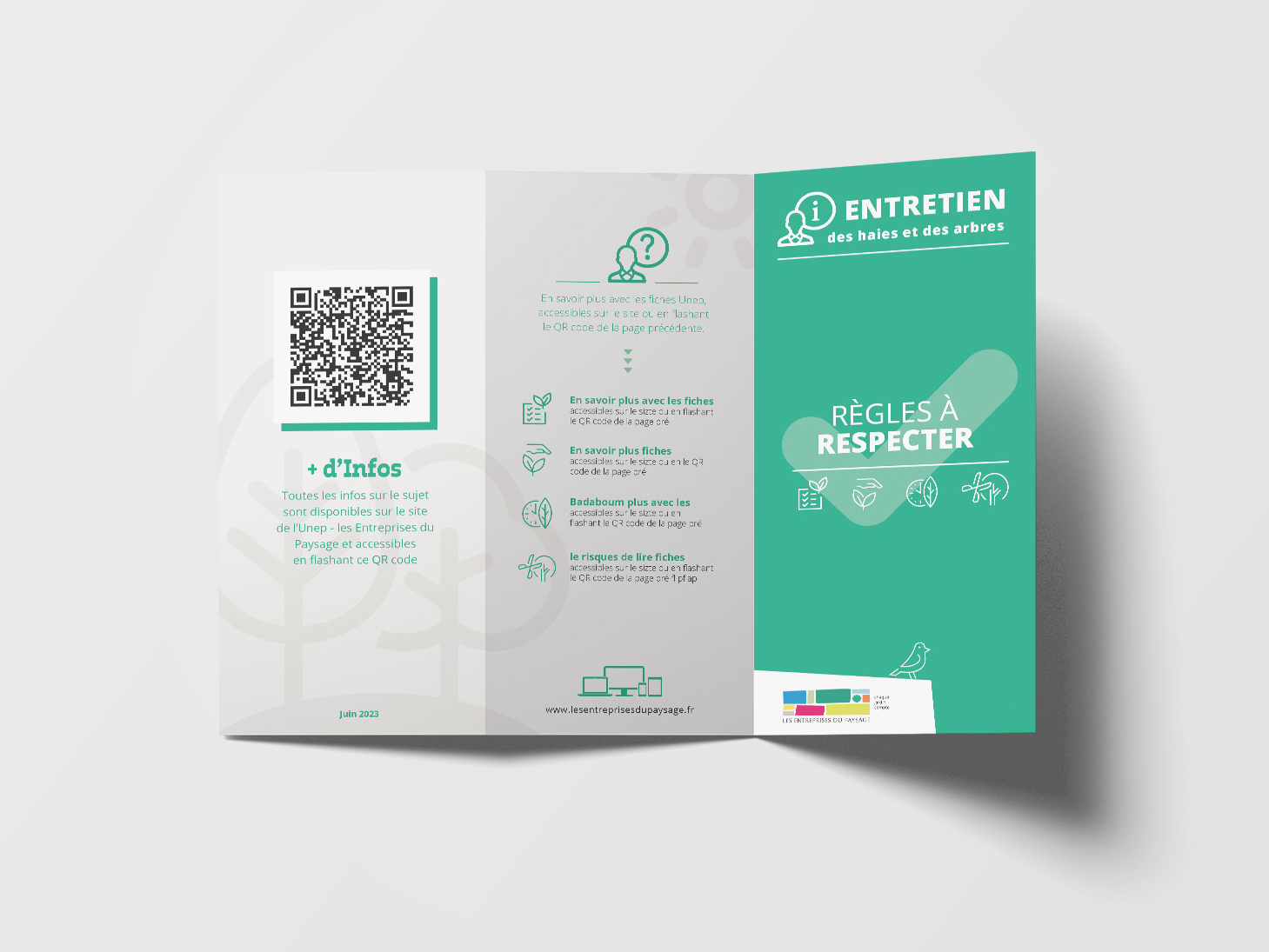 Unep-flyer Design graphique pour un flyer - Unep - en édition print.