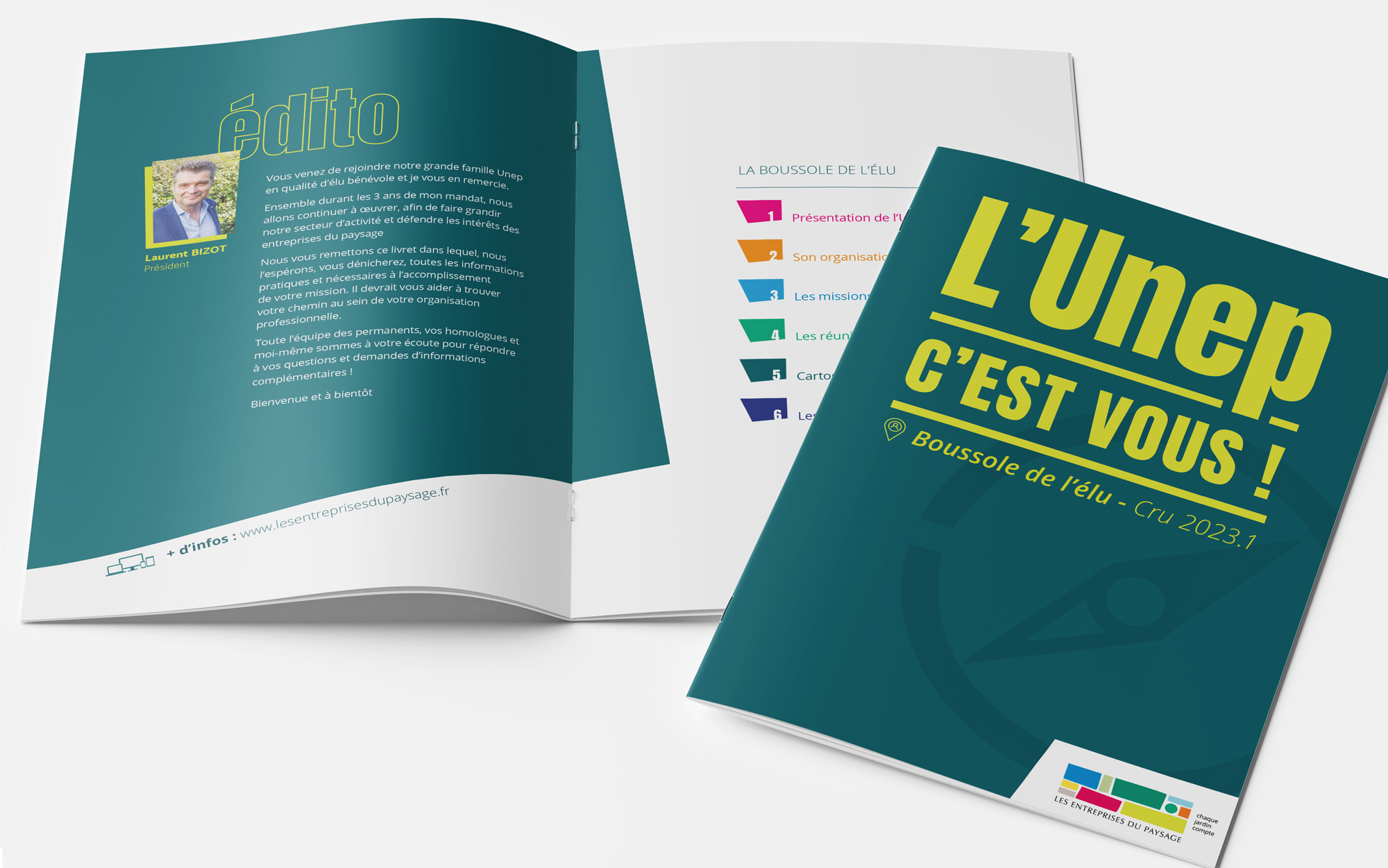 brochure_unep Design graphique pour une brochure - Unep - en édition print.