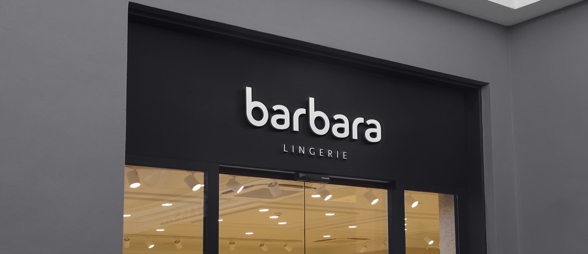 Création d'enseigne - Barbara lingerie -sylvain-marchellier - signaletique